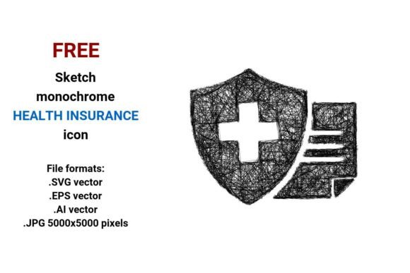 FREE Sketch Health Insurance Icon: A Practical Design Asset for Local Business Branding